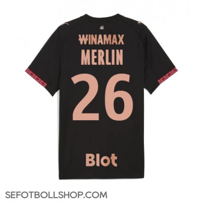 Billiga Stade Rennais Quentin Merlin #26 Tredje fotbollskläder 2025-26 Kortärmad Billiga Stade Rennais Quentin Merlin #26 Tredje fotbollskläder 2025-26 Kortärmad